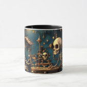 Surrealistische skeletten III Mok (Midden)