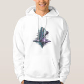 Surrealistische skylines hoodie (Voorkant)