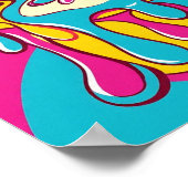 surrealistische smeltklok poster (Hoek)