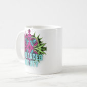 Surrealistische symmetrie - gebalanceerde schoonhe koffiemok (Voorkant links)