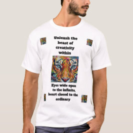 Surrealistische Tijger T-shirt