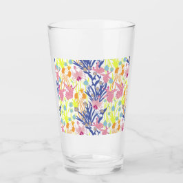 Surrealistische tuin glas