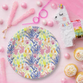 Surrealistische tuin papieren bordje (Feest)