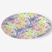 Surrealistische tuin papieren bordje (Gekanteld)