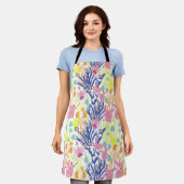 Surrealistische tuin schort (Gedragen)