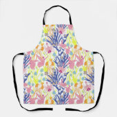 Surrealistische tuin schort (Voorkant)