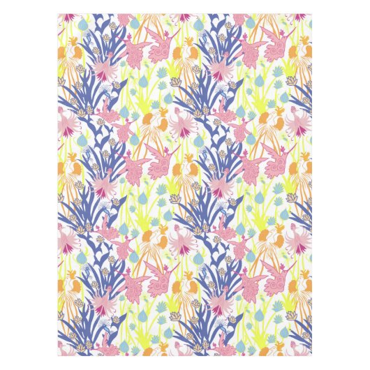 Surrealistische tuin tafelkleed (Voorkant)