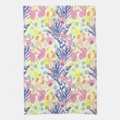 Surrealistische tuin theedoek (Verticaal)