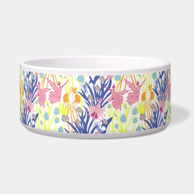 Surrealistische tuin voerbakje (Voorkant)