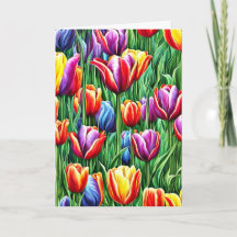 Surrealistische tulpen