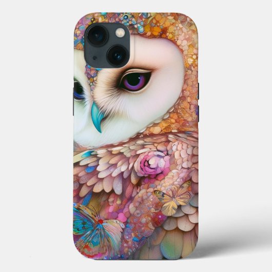 Surrealistische Uil Fantasy Kunst Case-Mate iPhone Case (Achterkant)
