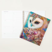 Surrealistische Uil Fantasy Kunst Planner (Display)