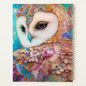 Surrealistische Uil Fantasy Kunst Planner (Achterkant)