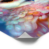 Surrealistische Uil Fantasy Kunst Poster (Hoek)