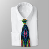 Surrealistische Verdraaide Trippy Eye Visionaire O Stropdas (Gebonden)