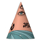 Surrealistische verjaardag, 30e surrealisme soiree feesthoedjes (Links)