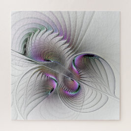 Surrealistische verlegen mooie moderne abstracte f legpuzzel