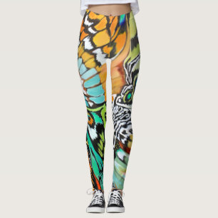Surrealistische vlinder leggings