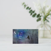 surrealistische vlucht van een kraai visitekaartje (Staand voorkant)