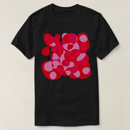 Surrealistische vormen Miro geïnspireerd 14 T-shirt (Design voorkant)