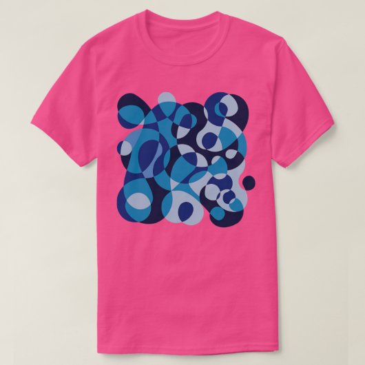 Surrealistische vormen Miro geïnspireerd 2 T-shirt (Design voorkant)