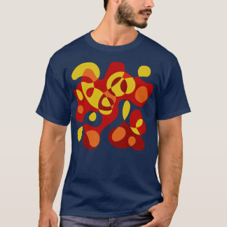 Surrealistische vormen Miro geïnspireerd 3 T-shirt