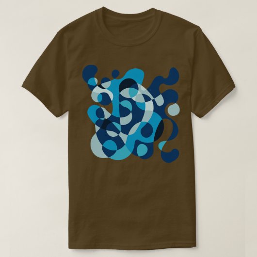 Surrealistische vormen Miro geïnspireerd 5 T-shirt (Design voorkant)