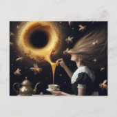Surrealistische Vrouw en Bijen Ochtend Thee en Hon Briefkaart (Voorkant)
