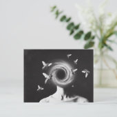 Surrealistische vrouwen en bijen briefkaart (Staand voorkant)