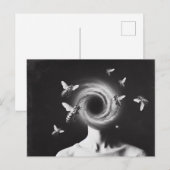 Surrealistische vrouwen en bijen briefkaart (Voorkant / Achterkant)