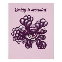 Surrealistische Weirdcore-ogenkunst in droomachtig