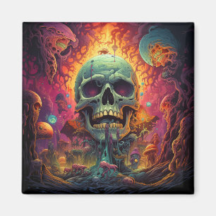 Surrealistische wereld magneet