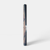 Surrealistische woestijnoase met sci-fi structuurS Samsung Galaxy Hoesje (Linkerkant)