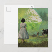 Surrealistische Yummy Limoen Desert in de zuivelwe Briefkaart (Voorkant / Achterkant)