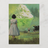 Surrealistische Yummy Limoen Desert in de zuivelwe Briefkaart (Voorkant)