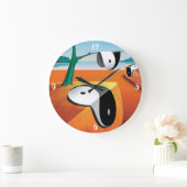 Surrealistische zachte Yin Yang landschapsklok. Grote Klok (Huis)