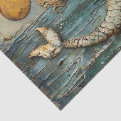 SURREALISTISCHE ZEEMEERMIN GEMENGDE MEDIA DECOUPAG TISSUEPAPIER (Detail)