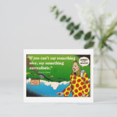 Surrealistische Zippy-kaart Briefkaart (Staand voorkant)