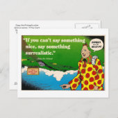 Surrealistische Zippy-kaart Briefkaart (Voorkant / Achterkant)