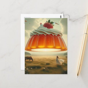 Surrealistische zoete traktatie briefkaart