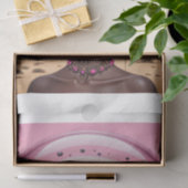 Surrealistische zwarte vrouw in Afrika Tissuepapier (Geschenk)