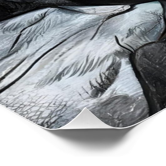 Surrealistisches Poster "Meer der Träume" (Hoek)