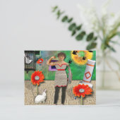 surrealiteit briefkaart (Staand voorkant)