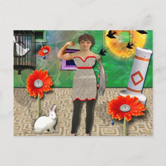 surrealiteit briefkaart (Voorkant)