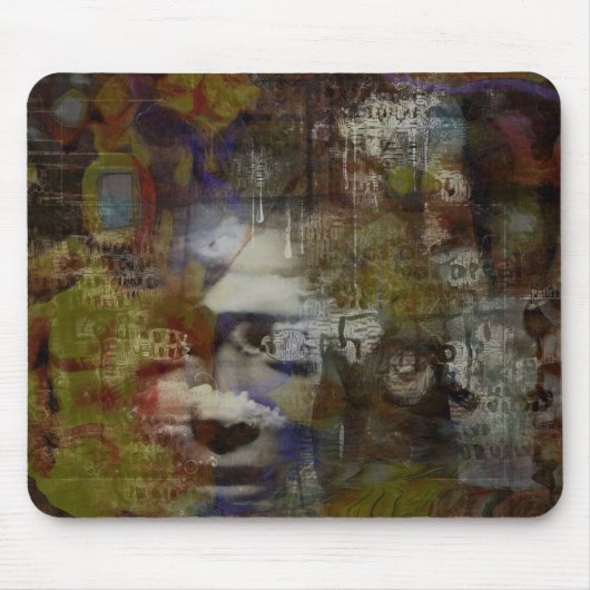 Surreëel spookmasker muismat (Voorkant)