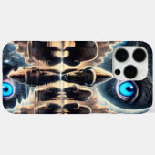 Surreel kosmisch tafereel van bizonbuffelreflectie Case-Mate iPhone case (Achterkant (horizontaal))