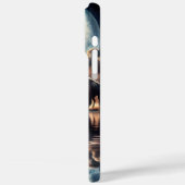 Surreel kosmisch tafereel van bizonbuffelreflectie Case-Mate iPhone case (Achterkant / Links)