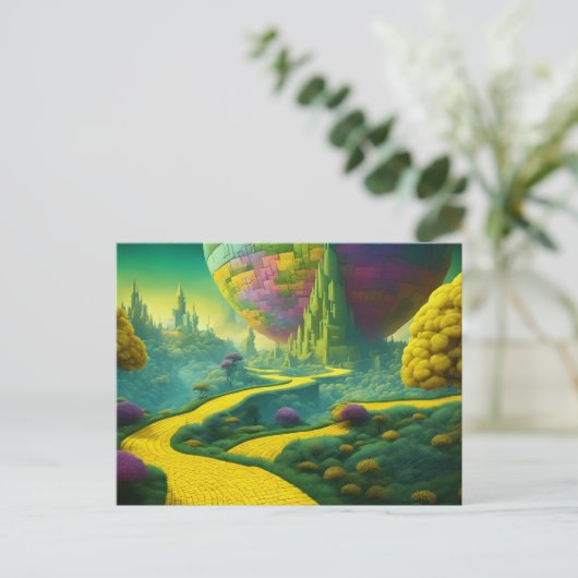 Surrel Landscape Fantasy Briefkaart (Staand voorkant)