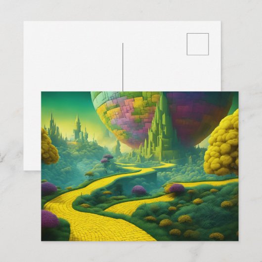 Surrel Landscape Fantasy Briefkaart (Voorkant / Achterkant)