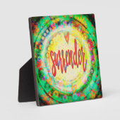  Surrender Floral Fun Inspirerend Fotoplaat (Voorkant)